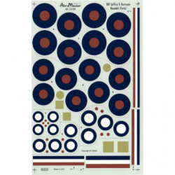 RAF Spitfire & Hurricane Roundels (Early)