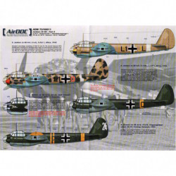 Junkers Ju 88 Pt3 - Ju 88 A Lehrgeschwader 1, Nahaufklärungsgruppe 1 / FFS (B) 34, KG 51 'Edelweiss', KG 54 'Totenkopf'