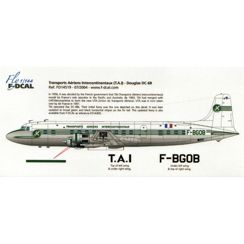 Douglas DC-6B - TAI (Transports aériens intercontinentaux)