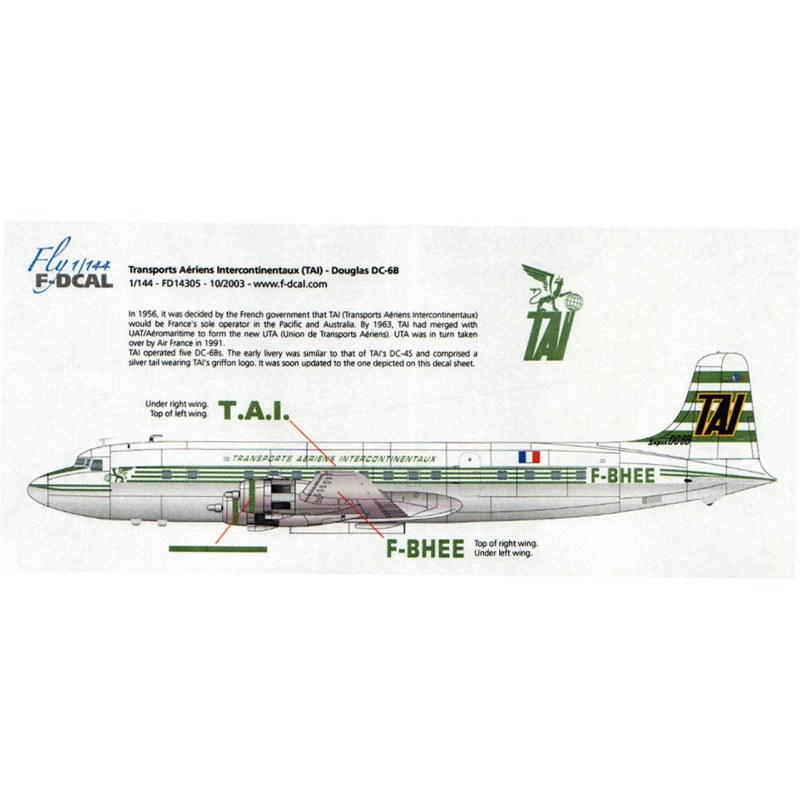Douglas DC-6B - TAI (Transports aériens intercontinentaux)