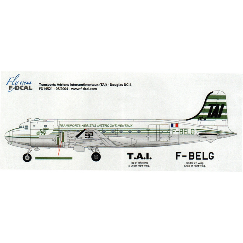 Douglas DC-4 - TAI (Transports aériens intercontinentaux)