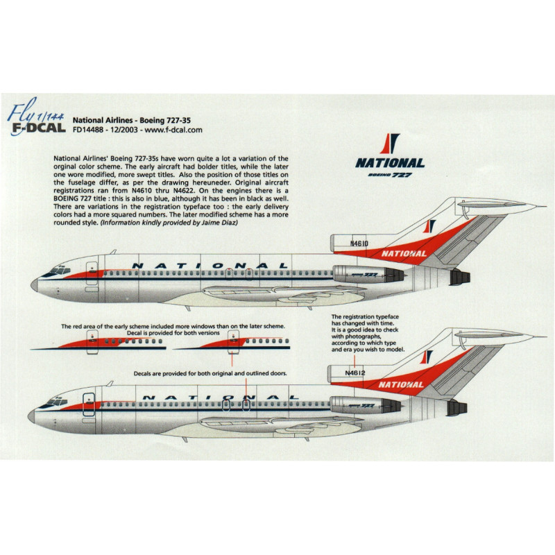 Boeing 727-35 - National