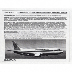 Boeing 737-100/200/300 - Continental