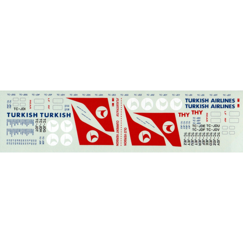 Boeing 737-400/500 - Turkish Airlines (current & old schemes)