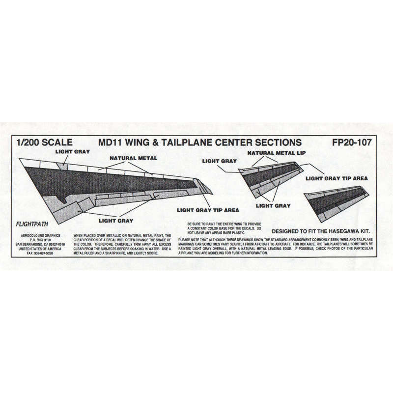 McDonnell Douglas MD11 - Wing & tailplane centre sections