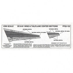 McDonnell Douglas DC-8-61 - Wing & tailplane centre sections
