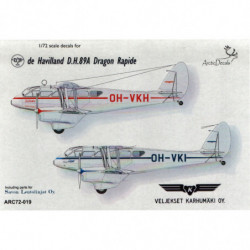 de Havilland D.H.89A Dragon Rapide - Veljekset Karhumäki Oy / Savon Lentolinjat Oy