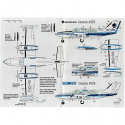 Cessna 402B Businessliner - Saintair / Wasa Wings
