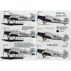 Junkers F.13 - Aero O/Y (5th, 6th & 7th aircraft)