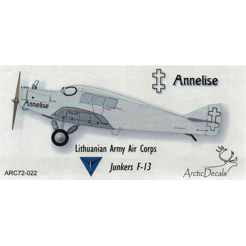 Junkers F.13 - Annelise (Lithuanian Army Air Corps)