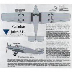 Junkers F.13 - Annelise (Lithuanian Army Air Corps)