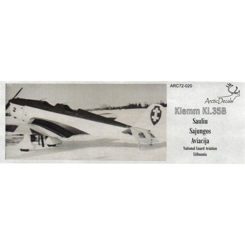 Klemm KI.35B - Šaulių Sąjungos Aviacija (National Guard Aviation Lithuania)
