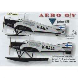 Junkers F.13 - Aero O/Y (1st & 2nd aircraft)