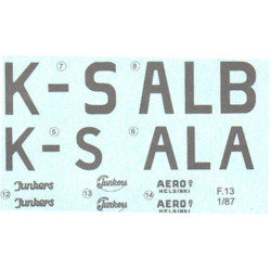Junkers F.13 - Aero O/Y (1st & 2nd aircraft)