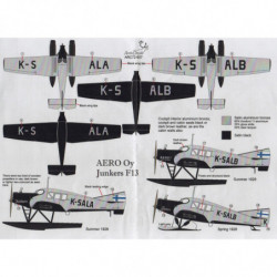 Junkers F.13 - Aero O/Y (1st & 2nd aircraft)
