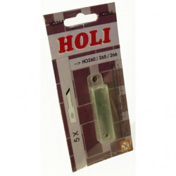 Lot de 5 lames pour couteau (petites oblique) HO260/265/266