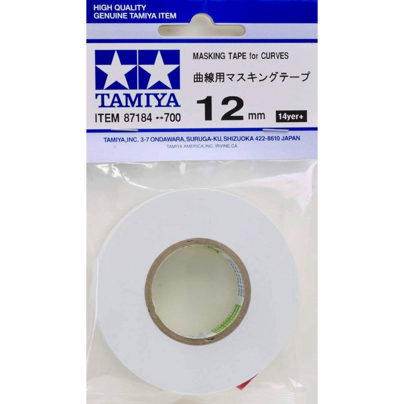 Ruban de masquage pour courbes 12mm