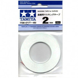 Ruban de masquage pour courbes 2mm