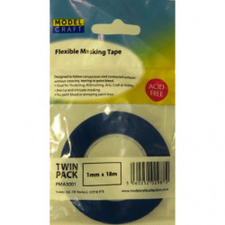 Ruban de masquage 1mm (pack double)