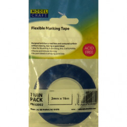 Ruban de masquage 2mm (pack double)