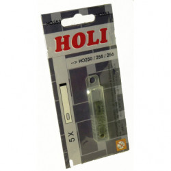 Lot de 5 lames pour couteau (droite) HO250/255/256