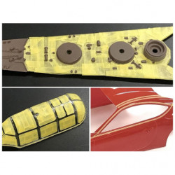 18mm masking tape with dispenser