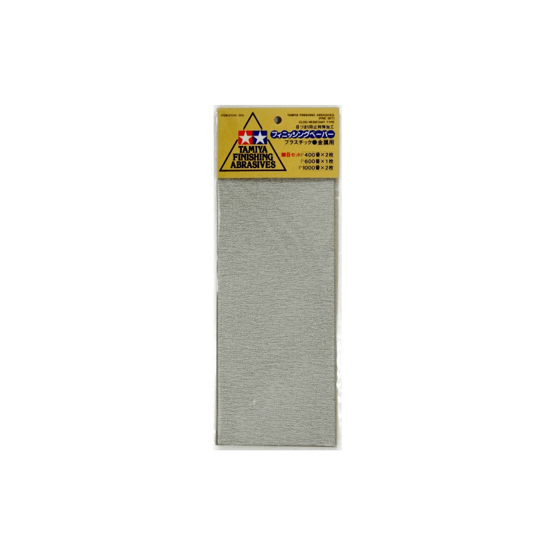 Abrasifs de finition (P400 X2 / P600 X1 / P1000 X2)