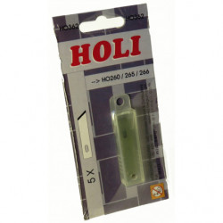 Lot de 5 lames pour couteau (oblique) HO260/265/266
