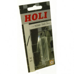 Lot de 5 lames pour couteau (standard) HO260/265/266