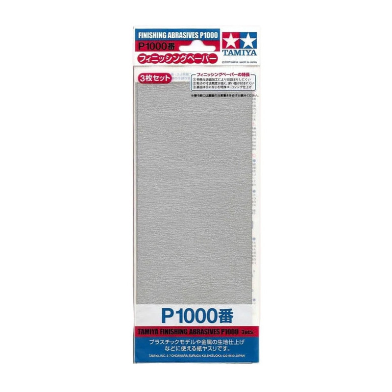 Abrasifs de finition (P1000 X3)