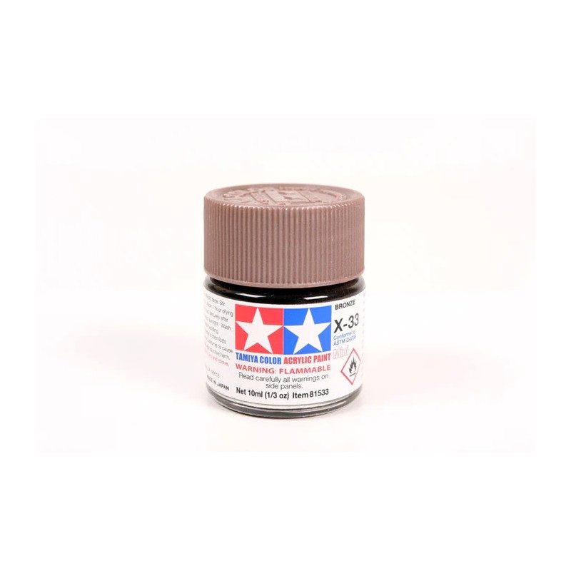 Peinture acrylique brillante Bronze (10 ml)