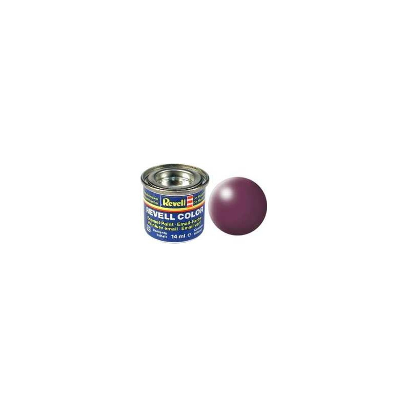 Peinture soie solide mate Rouge pourpre (14 ml)
