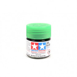 Peinture acrylique brillante Vert Transparent (10 ml)