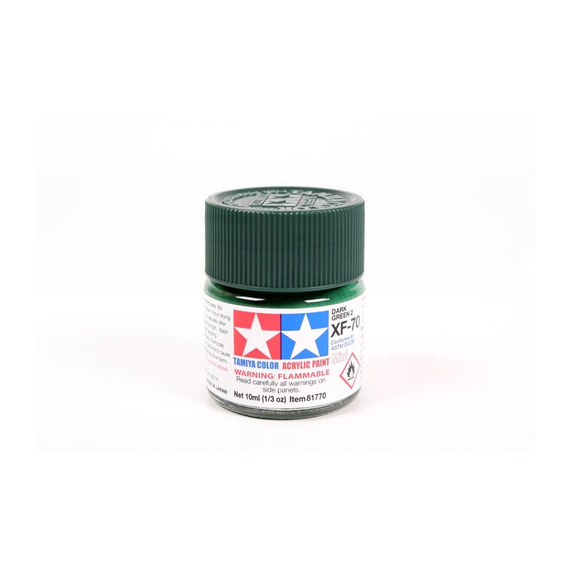 Peinture acrylique mate Vert Foncé 2 (10 ml)
