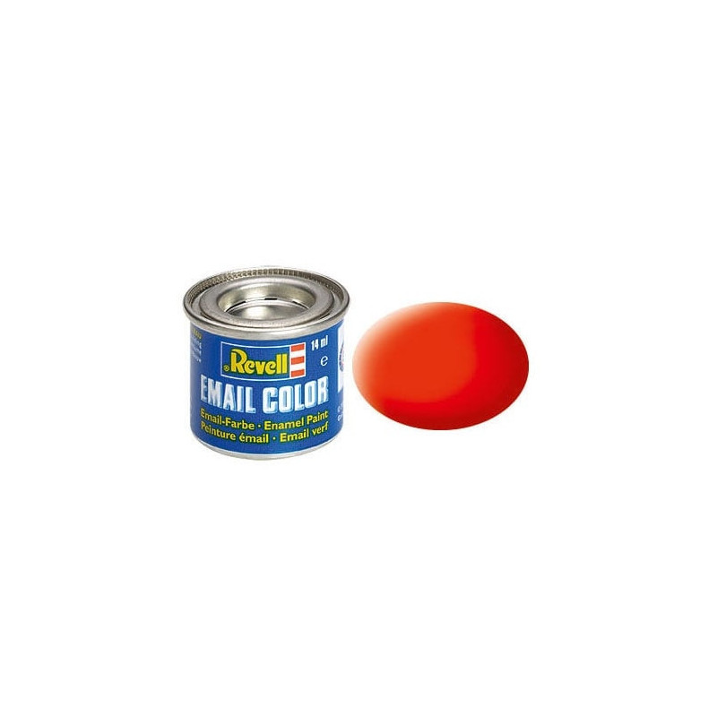 Peinture mate Orange lumineux (14 ml)