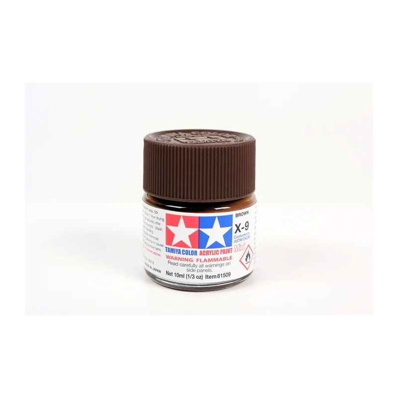 Peinture acrylique brillante Marron (10 ml)