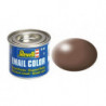 Peinture soie solide mate Marron (14 ml)