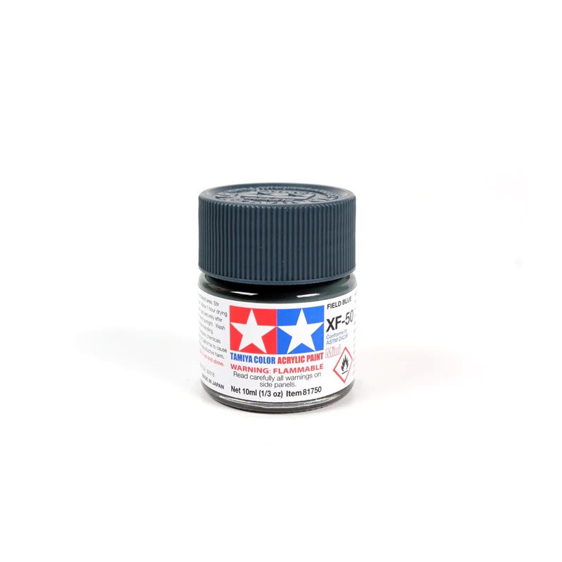 Peinture acrylique mate Bleu de Champ (10 ml)