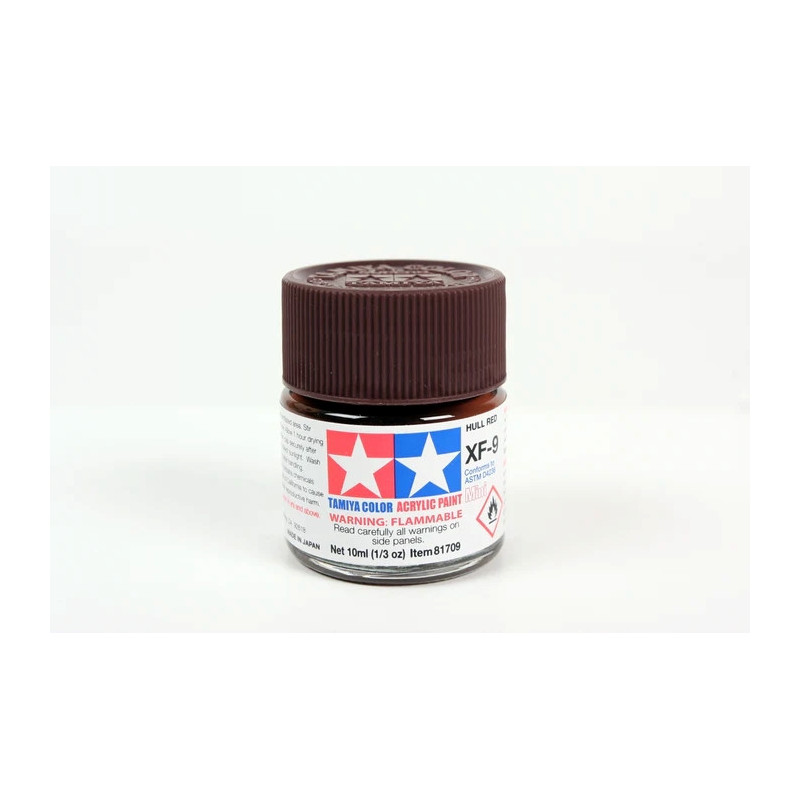 Peinture acrylique mate Rouge coque (10 ml)