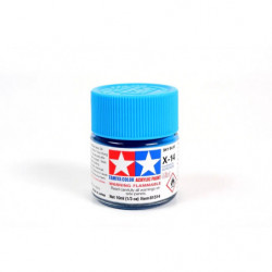 Peinture acrylique brillante Bleu Ciel (10 ml)