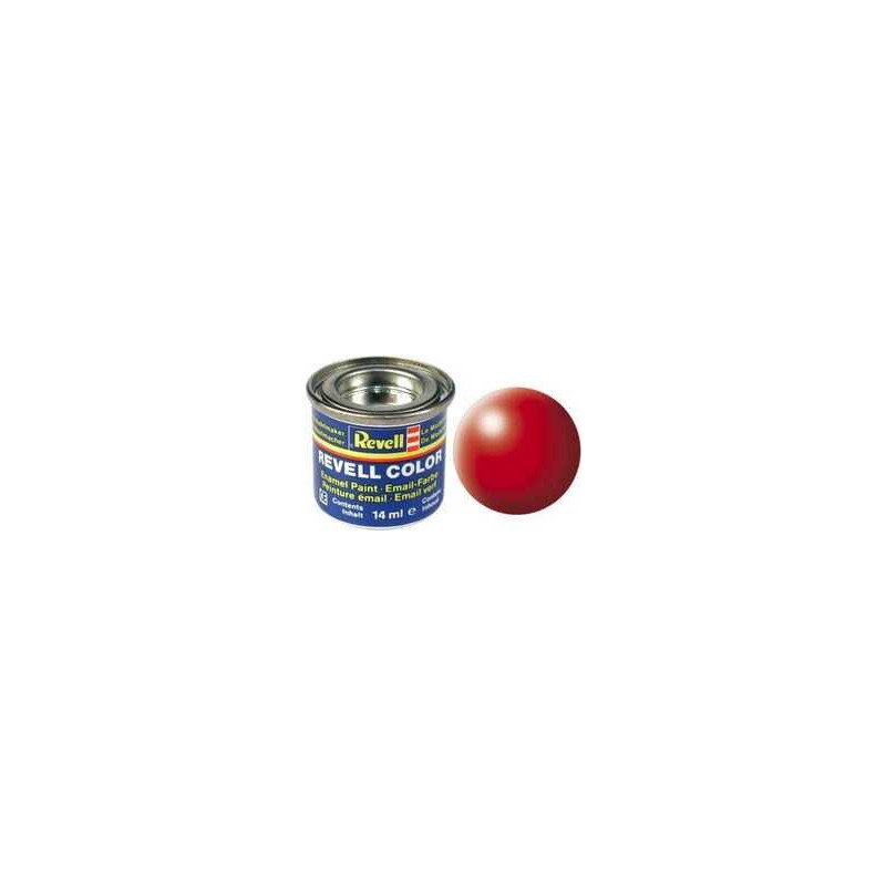 Peinture soie solide mate Rouge lumineux (14 ml)