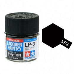Peinture laquée Noir plat (10 ml)