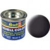 Peinture mate Goudron noir (14 ml)