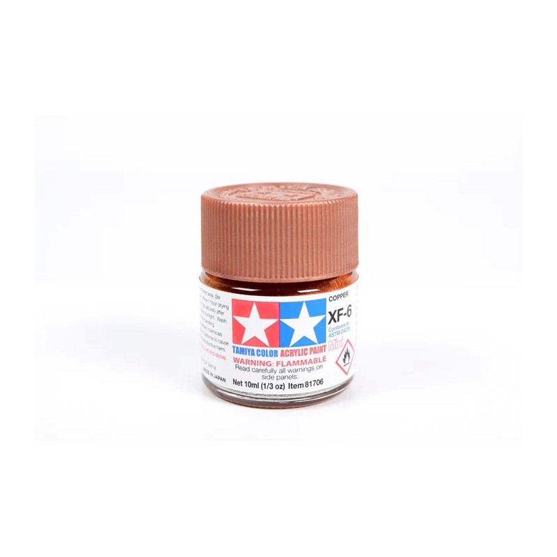 Peinture acrylique mate Cuivre (10 ml)