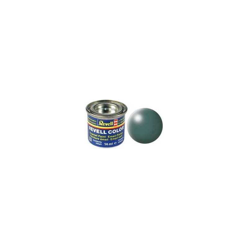 Peinture soie solide mate Vert feuille (14 ml)