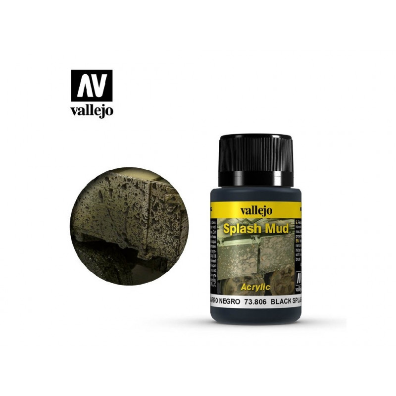 Weathering Effects Boue d'éclaboussure noir (40 ml)
