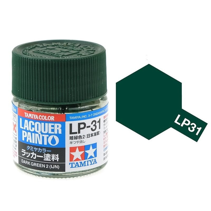 Peinture laquée Vert foncé 2 IJN (10 ml)