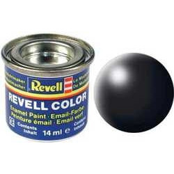 Peinture soie solide mate Noir (14 ml)