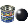 Peinture soie solide mate Noir (14 ml)