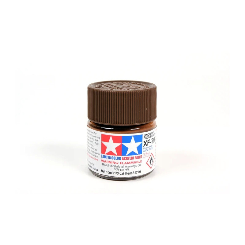 Peinture acrylique mate Linoléum Terrasse Marron (10 ml)